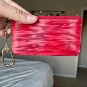 Louis Vuitton Red Epi Key Cles